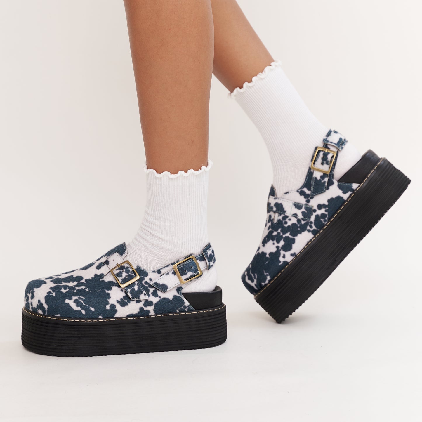ZUECO SUPER CHUNKY LUCCA COW PRINT