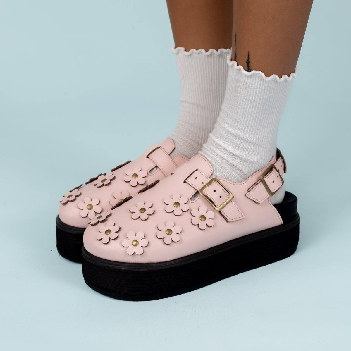 ZUECO SUPER CHUNKY ROSA