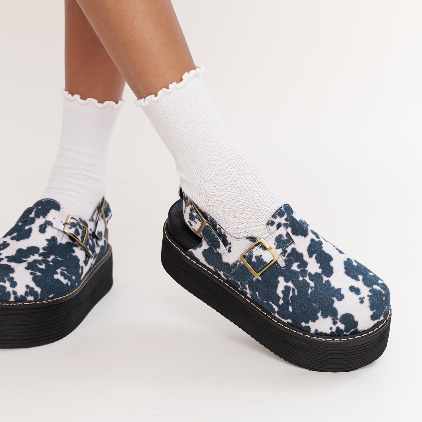ZUECO SUPER CHUNKY LUCCA COW PRINT
