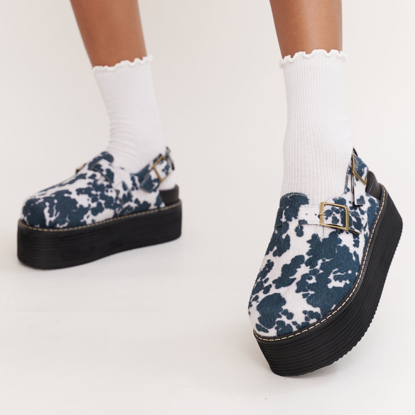 ZUECO SUPER CHUNKY LUCCA COW PRINT