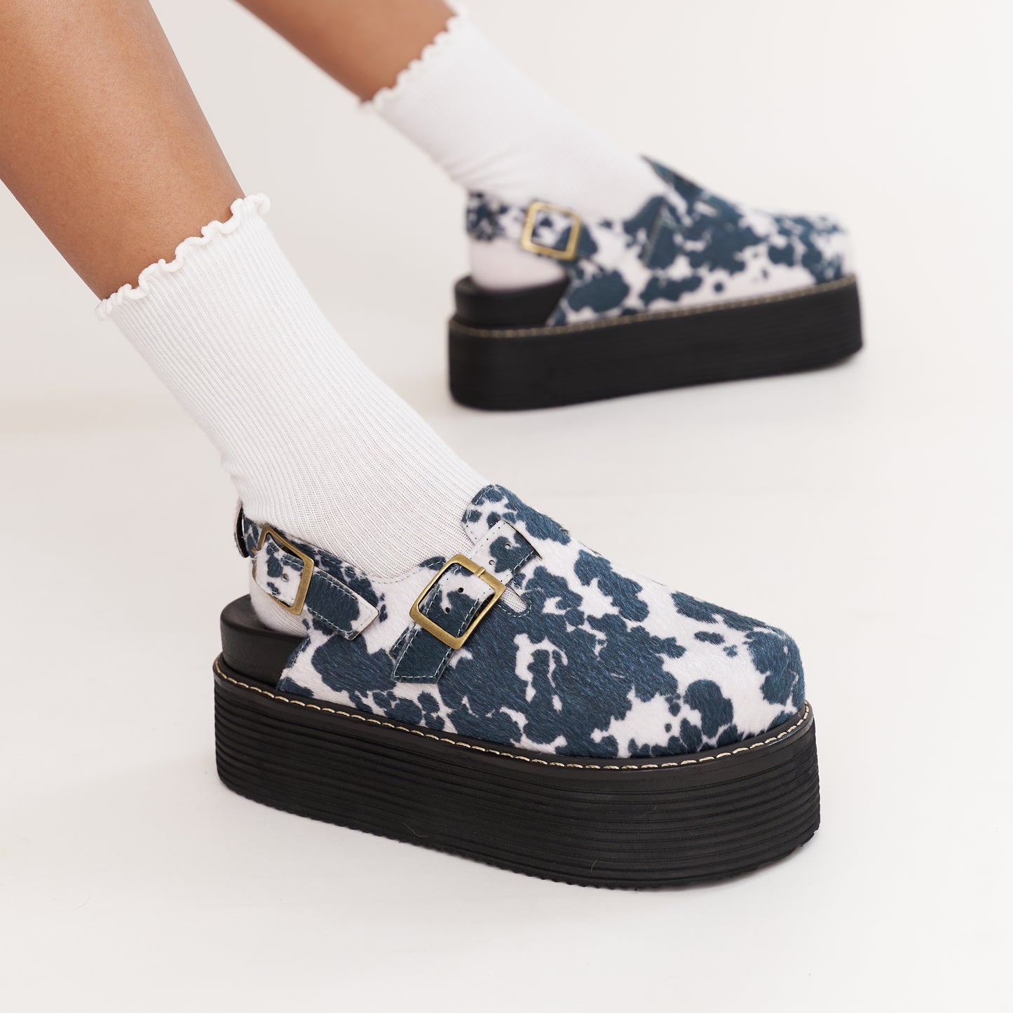 ZUECO SUPER CHUNKY LUCCA COW PRINT