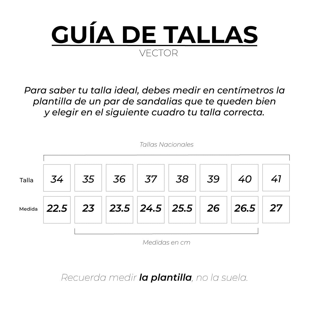 GUÍA DE TALLAS – Vector Shoes